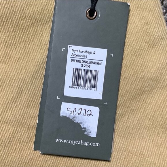 Myra Bag Spirit Animal Leopard Print Brown Crossbody Bag 9.5" X 11" NEW NWT - Picture 6 of 8